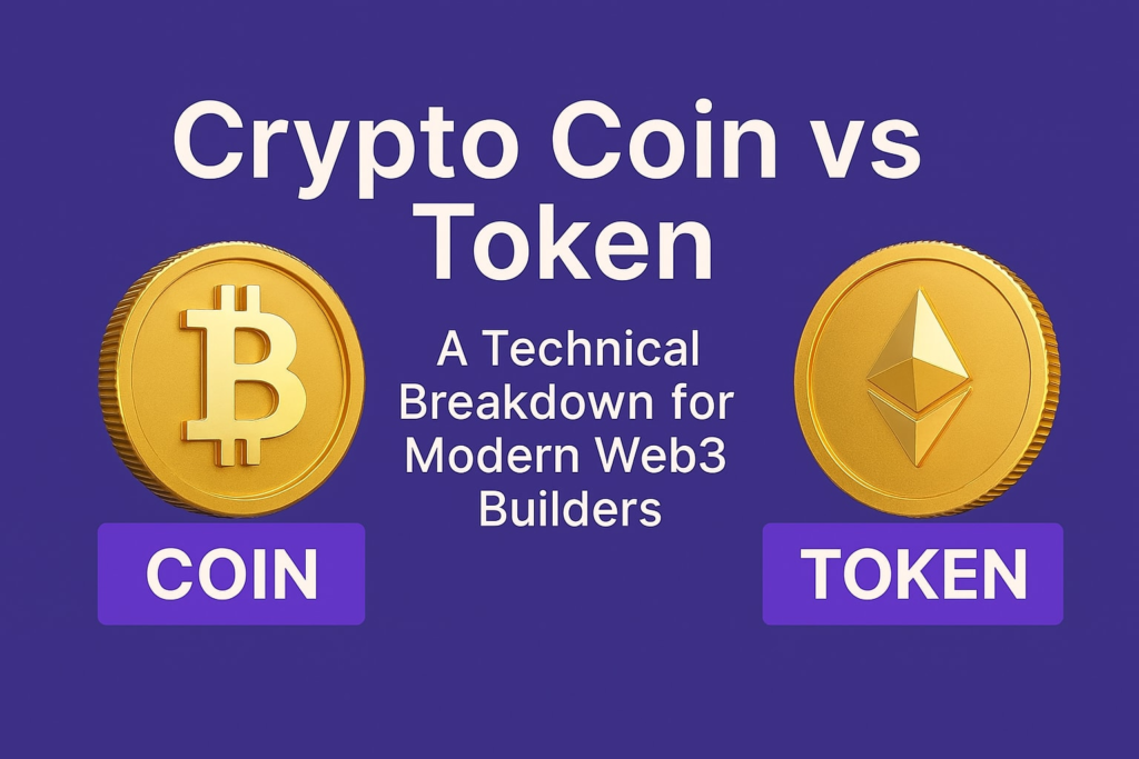 Crypto Coin vs Token: A Technical Breakdown for Modern Web3 Builders