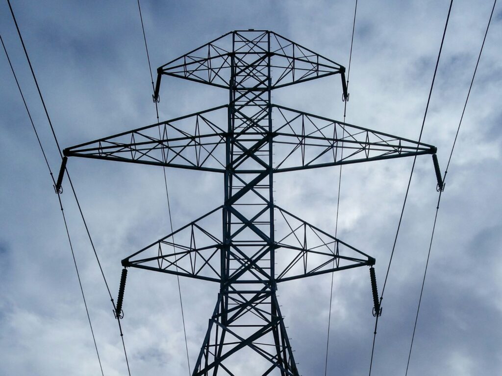 Power pylon as the National Grid is deploying digital twins to optimise how energy infrastructure is modelled and developed.