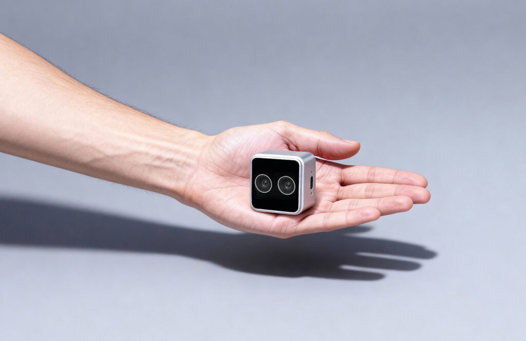 A hand holding the Gemini 305.