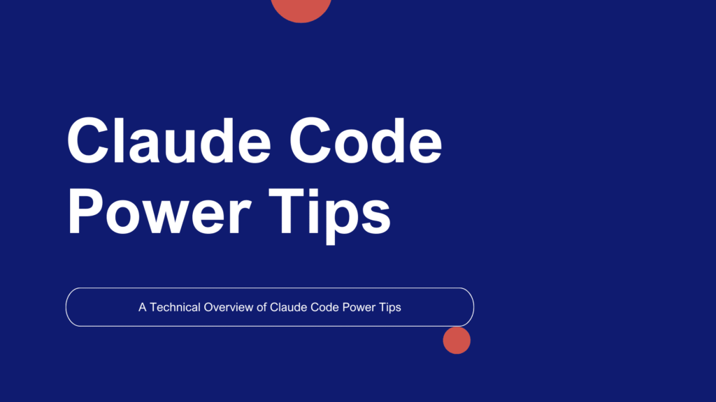 Claude Code Power Tips
