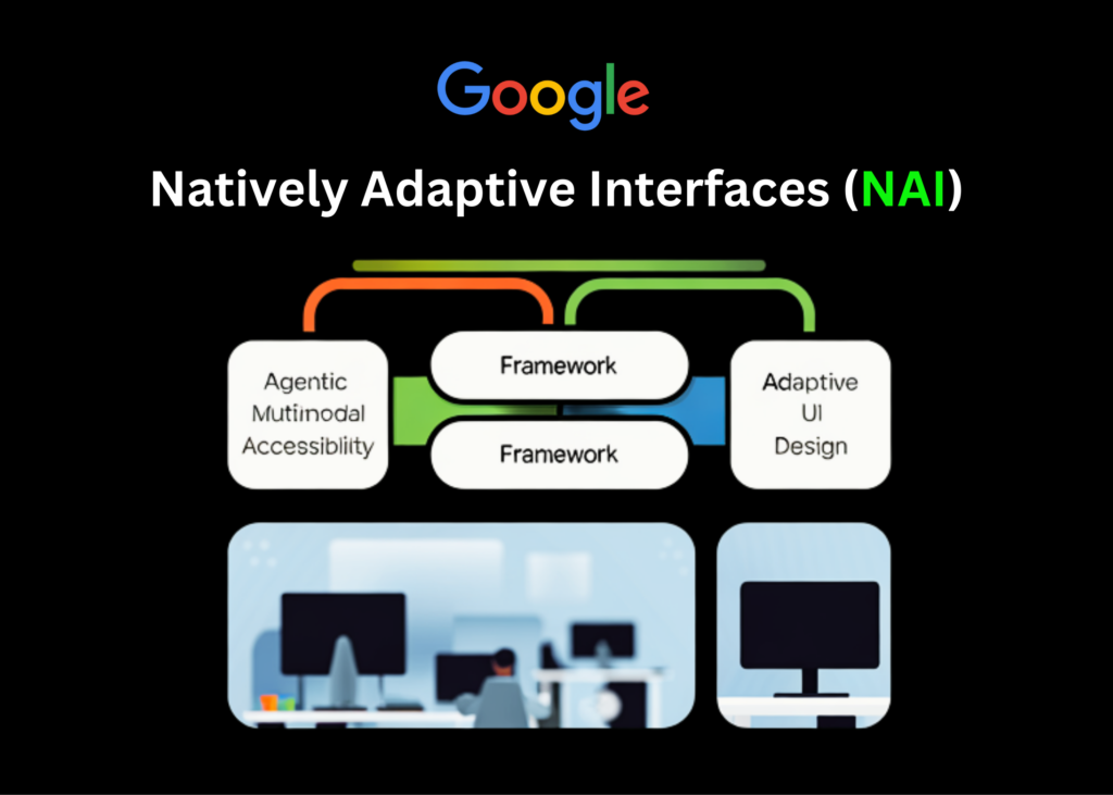 Google AI Introduces Natively Adaptive Interfaces (NAI): An Agentic Multimodal Accessibility Framework Constructed on Gemini for Adaptive UI Design Google AI Introduces Natively Adaptive Interfaces (NAI): An Agentic Multimodal Accessibility Framework Built on Gemini for Adaptive UI Design