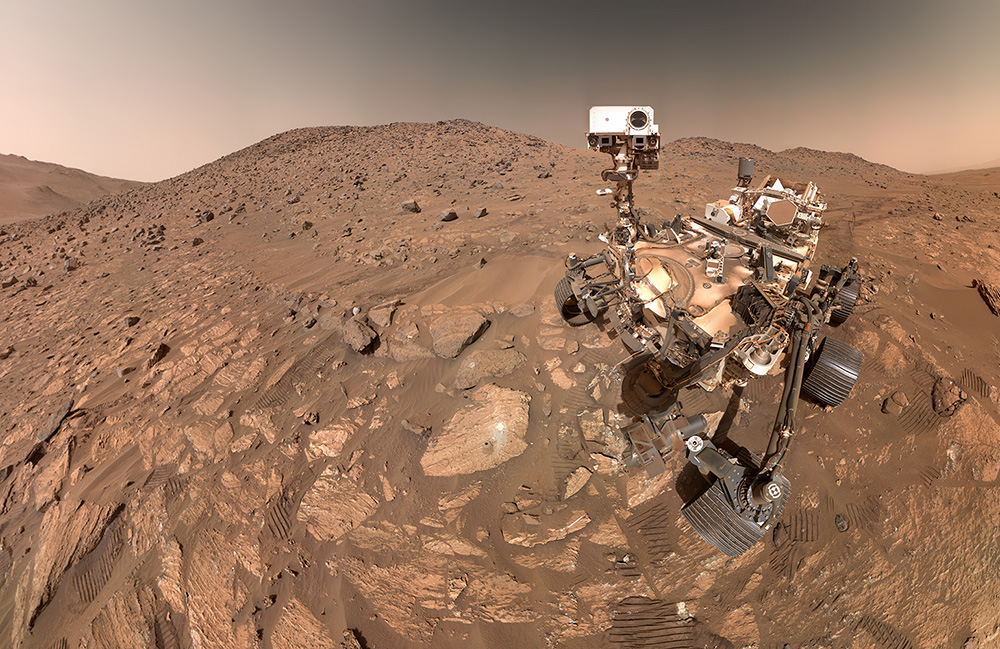 NASA’s Perseverance Rover completes its first AI-planned drive The Perseverance Rover taking a selfie on a rock named Cheyava Falls.