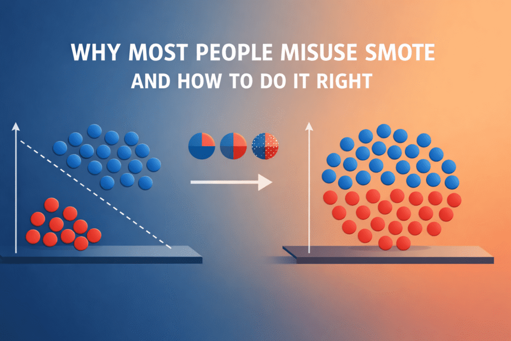 Why Most People Misuse SMOTE, And How to Do It Right