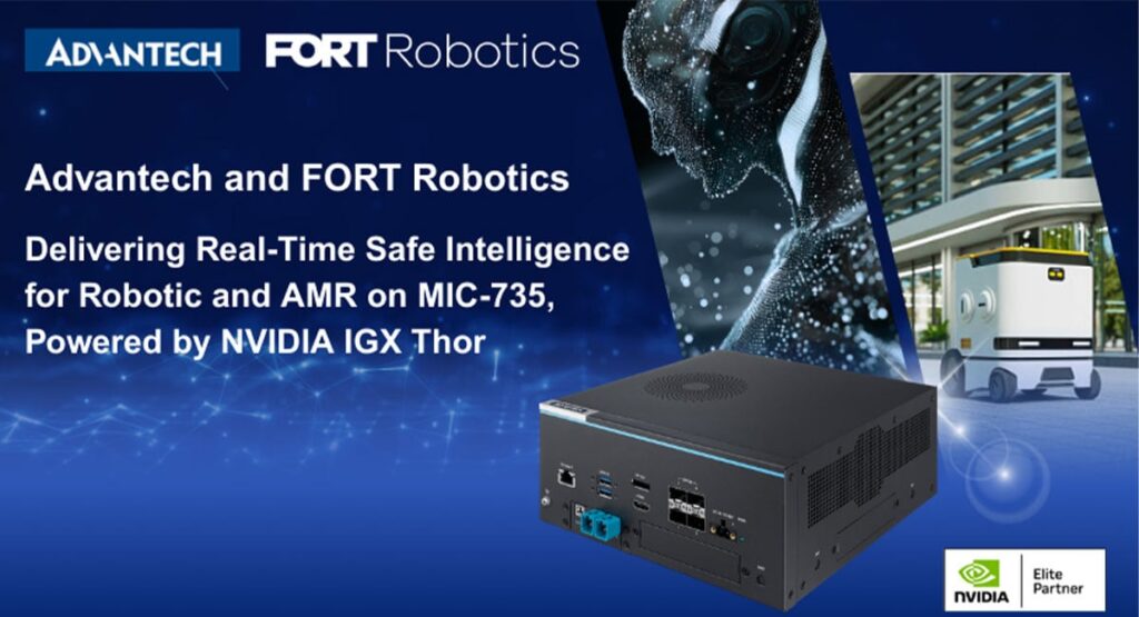 Advantech and FORT Robotics collaborate to advance safe physical AI on MIC-735
