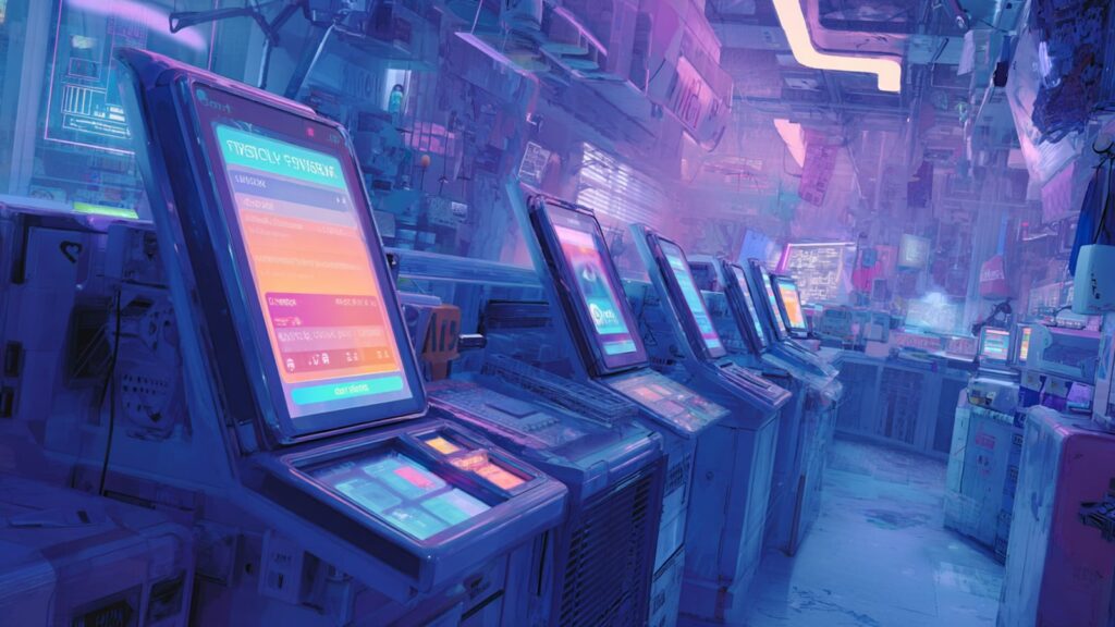 Futuristic management panels