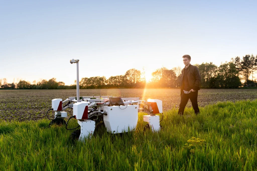 Farming at the edge with autonomous robots