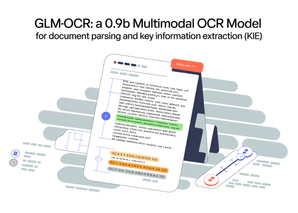 Zhipu AI Introduces GLM-OCR: A 0.9B Multimodal OCR Mannequin for Doc Parsing and Key Info Extraction (KIE) Zhipu AI Introduces GLM-OCR: A 0.9B Multimodal OCR Model for Document Parsing and Key Information Extraction (KIE)