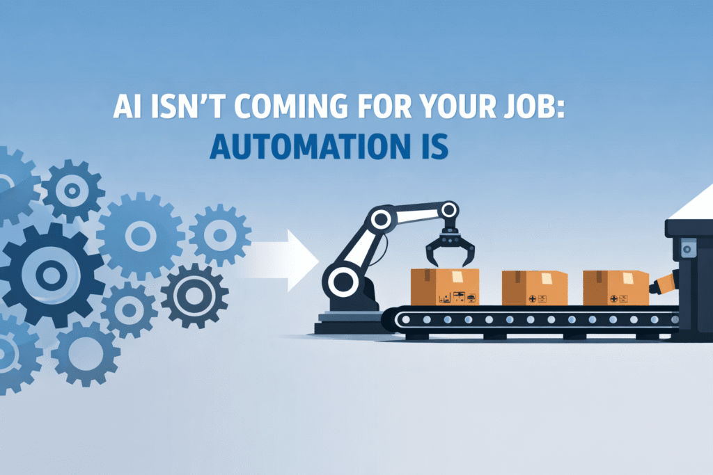 AI Isn't Coming For Your Job: Automation Is