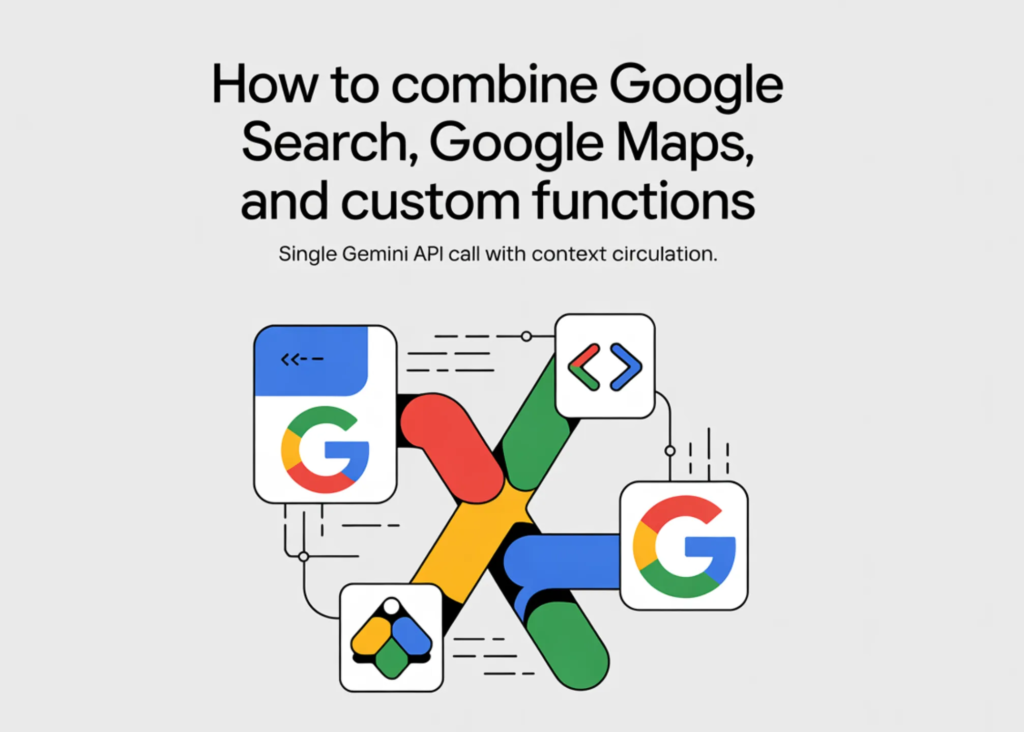 Learn how to Mix Google Search, Google Maps, and Customized Capabilities in a Single Gemini API Name With Context Circulation, Parallel Instrument IDs, and Multi-Step Agentic Chains How to Combine Google Search, Google Maps, and Custom Functions in a Single Gemini API Call With Context Circulation, Parallel Tool IDs, and Multi-Step Agentic Chains