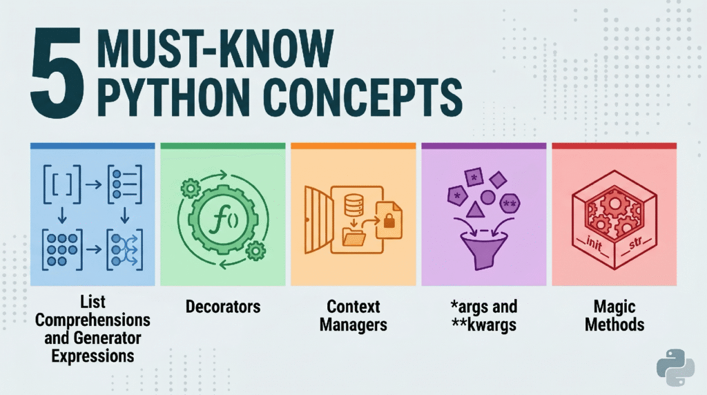 5 Essential Python Concepts Every Developer Should Master – KDnuggets 5 Must-Know Python Concepts
