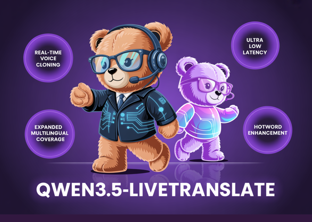 Live Translation, Real-Time Multimodal Interpretation Across 60 Languages with 2.8s Latency Alibaba Qwen Team Introduces Qwen3.5-LiveTranslate-Flash: Real-Time Multimodal Interpretation Across 60 Languages at 2.8-Second Latency