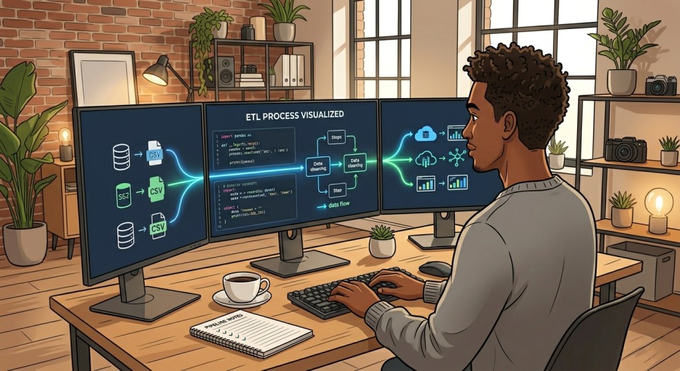 From Zero to Data Heroes: My First ETL Journey Unpacked! I Built My First ETL Pipeline as a Complete Beginner. Here’s How.