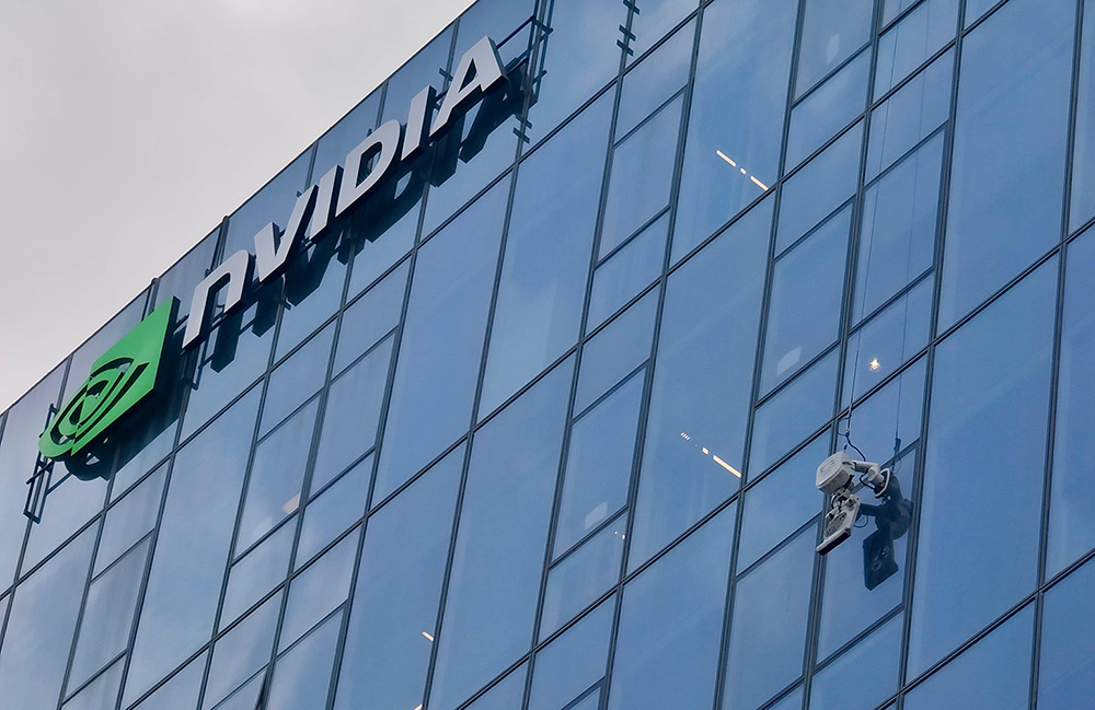 Verobotics Deploys Edge AI Robotics at NVIDIA’s Israel Campus A Verobotics robot climbing the NVIDIA building.
