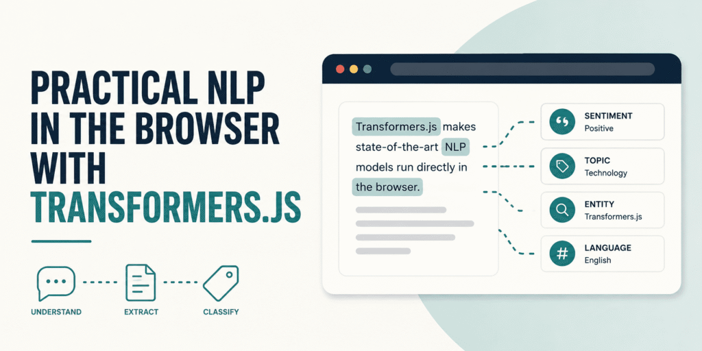 Real-Time NLP Magic: Transformers.js Brings AI to Your Browser Practical NLP in the Browser with Transformers.js