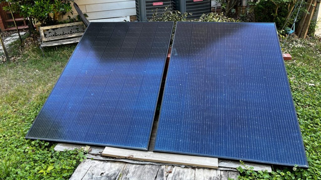 Home Solar Panels Slashed My Power Bill by $20/Month – Here’s How I Did It These backyard solar panels saved me $20/mo on my power bill - here's my setup