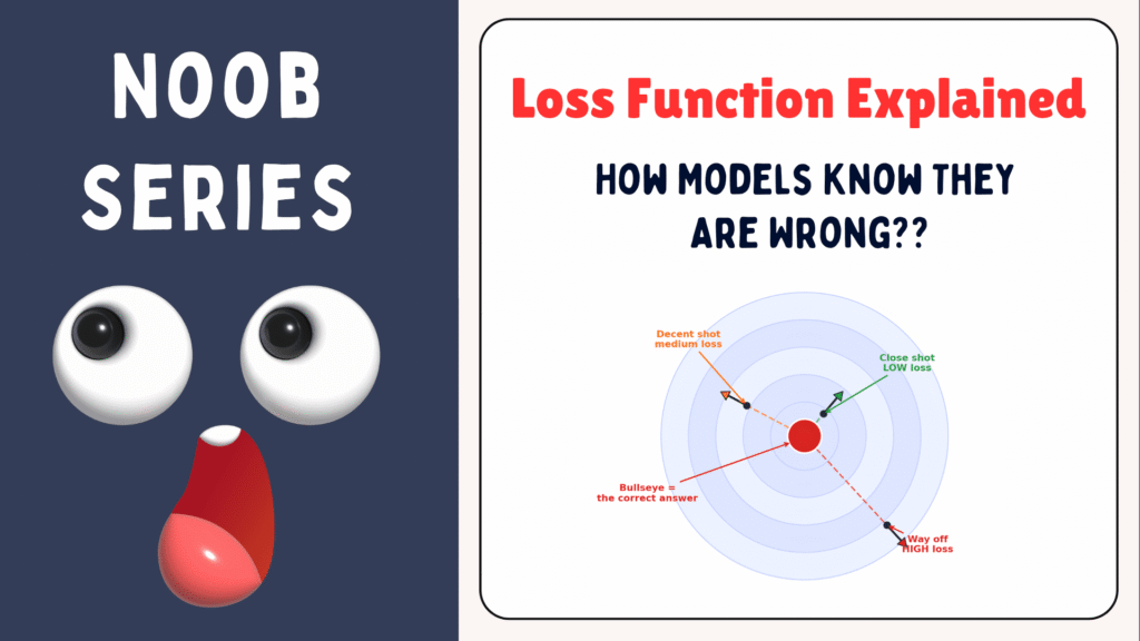 Understanding Loss Functions: How AI Learns From Its Mistakes Noob Series: Loss Function Explained (How Models Know They Are Wrong)
