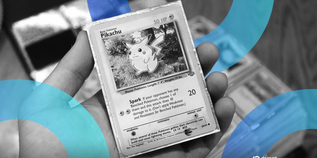 Crypto Platforms Fuel a Pokémon Card Boom—But Is It Really Not Gambling? Decrypt logo