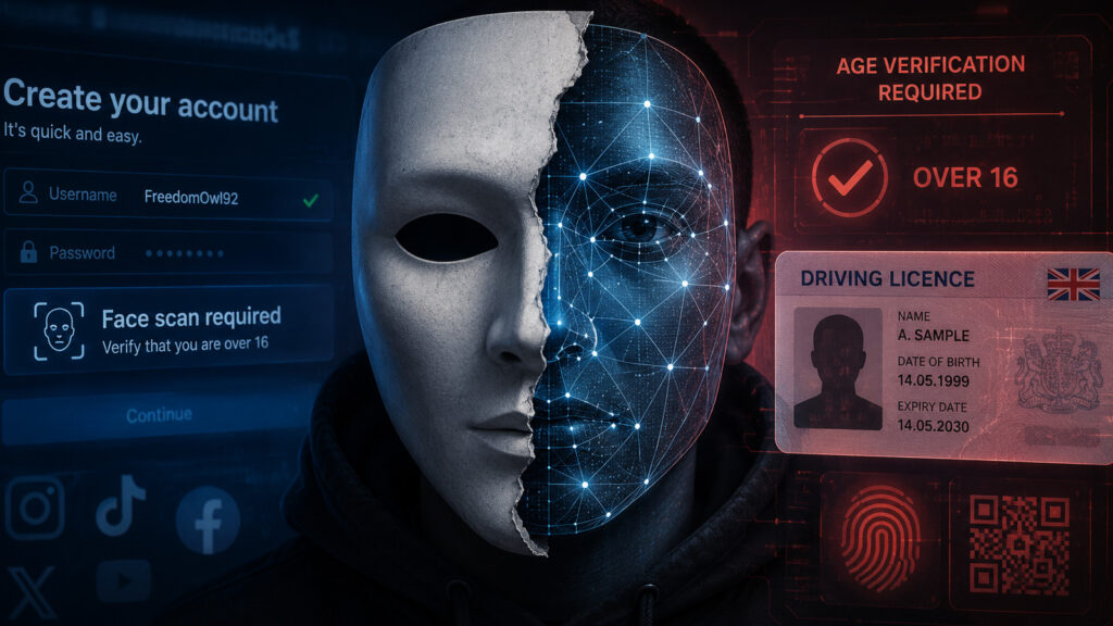 UK Mandates ID or Facial Scans for Social Media Account Creation uk age verification online laws