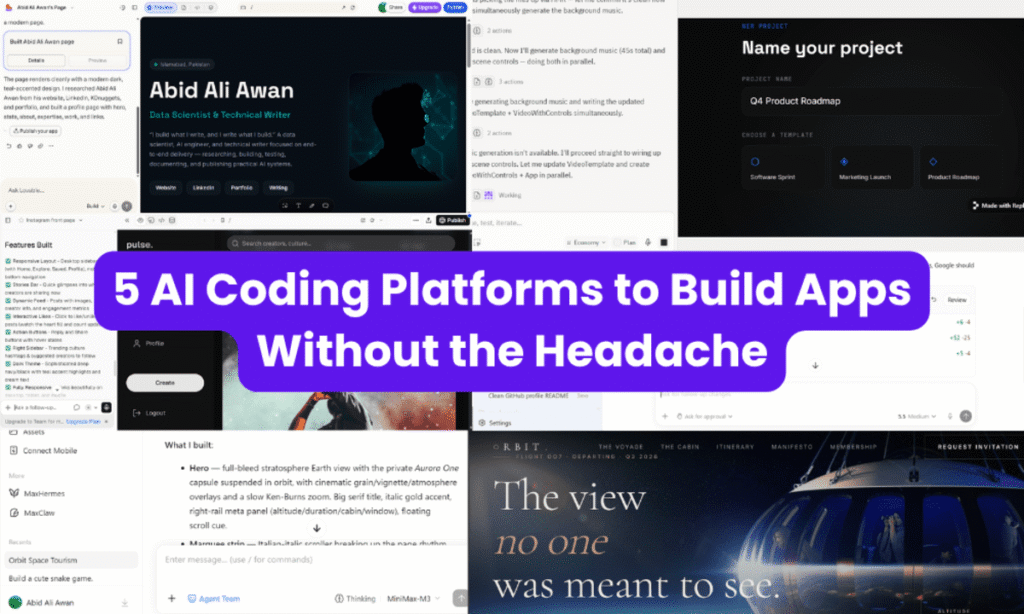 5 AI Coding Platforms to Build Apps Without the Headache 5 AI Coding Platforms to Build Apps Without the Headache