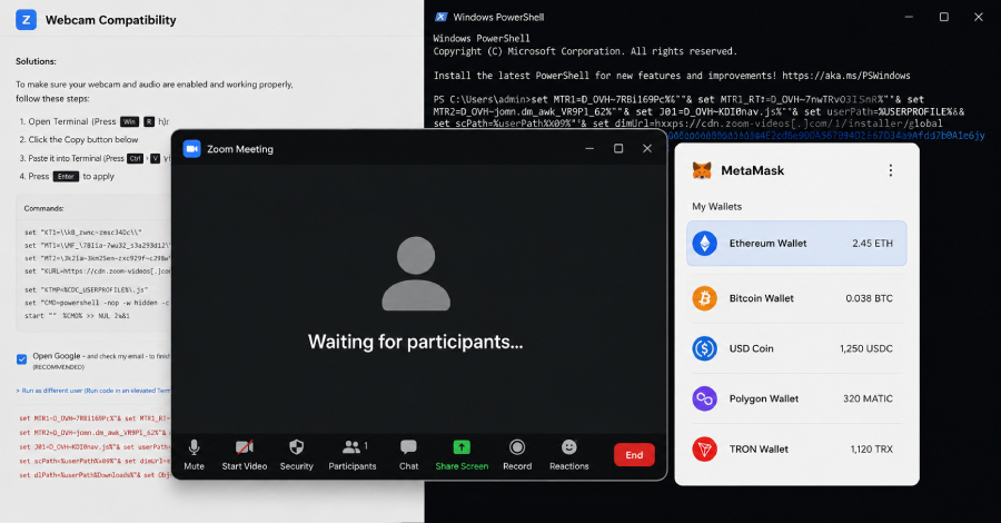 Zooming Into Evil: How BlueNoroff Phishing Kit Targets Crypto Wallets Before Strike BlueNoroff Zoom Phishing Kit Profiles Crypto Wallets Before Malware Delivery