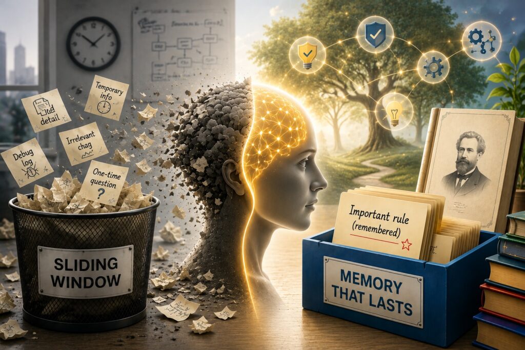 Context Windows Forget What Matters — I Built a Usage-Reinforced Decay Engine for AI Agent Memory