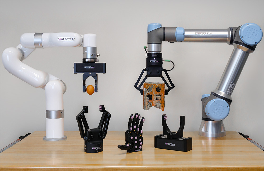 The Magic of Friction: Engineering Smarter Robot World Models Contactile offers robotic hands and grippers equipped with its tactile sensors. These provide data for world models.