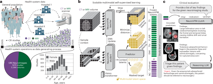Neuroimaging Reimagined: How Health System Learning Empowers Generalist AI Health system learning enables generalist neuroimaging models