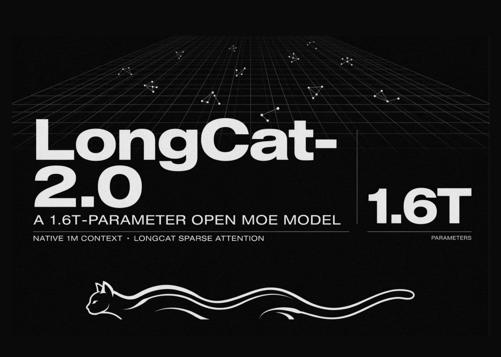 Meituan Unleashes LongCat-2.0: The 1.6T-Parameter Open MoE Titan with 1M Context and Sparse Attention Revolution Meituan Releases LongCat-2.0: A 1.6T-Parameter Open MoE Model with Native 1M Context and LongCat Sparse Attention