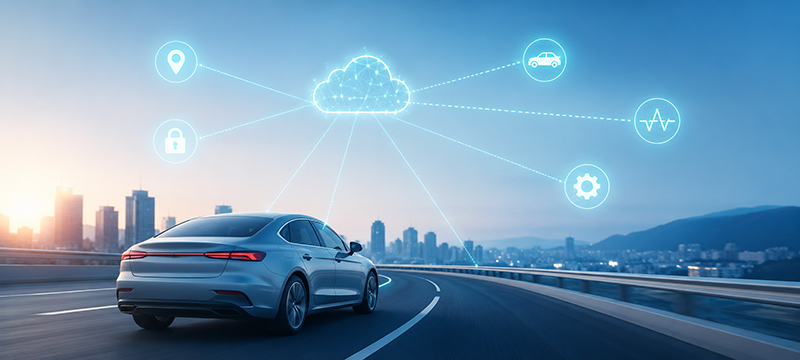 Soracom Accelerates Connected Cars: Streamlining Vehicle Lifecycles with New Automotive Suite car connected to the cloud
