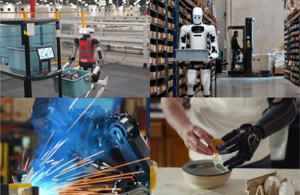Humanoid robots including Agility
