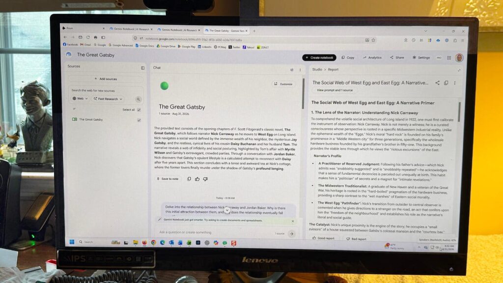 Read Smarter with Gemini Notebook: 3 Ways I Put Google Play Book Analysis to Work Gemini Notebook can analyze your Google Play books now: 3 ways I use this feature
