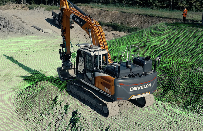 Gravis Robotics Hauls In $200M to Build the Future of Autonomous Construction A terrain mesh illustrating Gravis Robotics