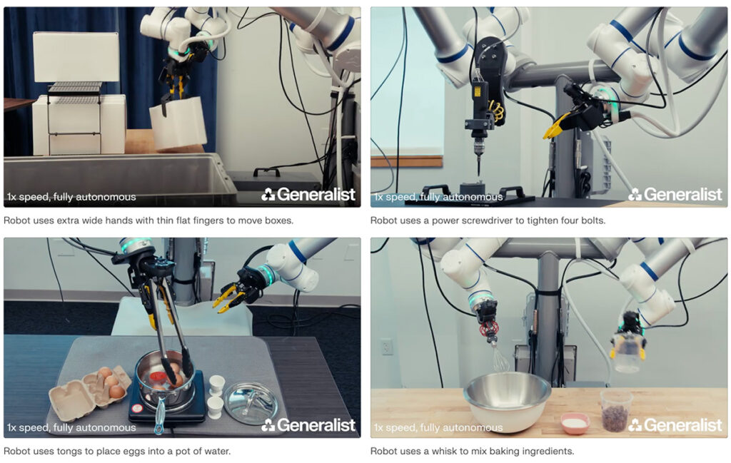 Human Teachers, Robot Students: Why Generalist AI Thrives on Human Demonstrations Screen grabs of robotic picking. Generalist claimed that its collection of human data will revolutionize robot learning.