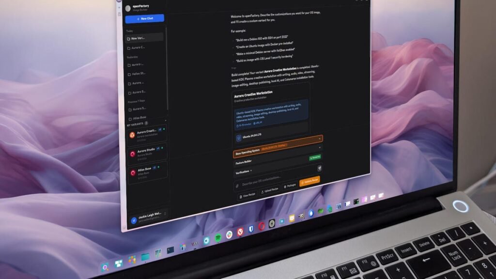 I used OpenFactory to build my own Linux distro overnight - this AI tool is going to be big