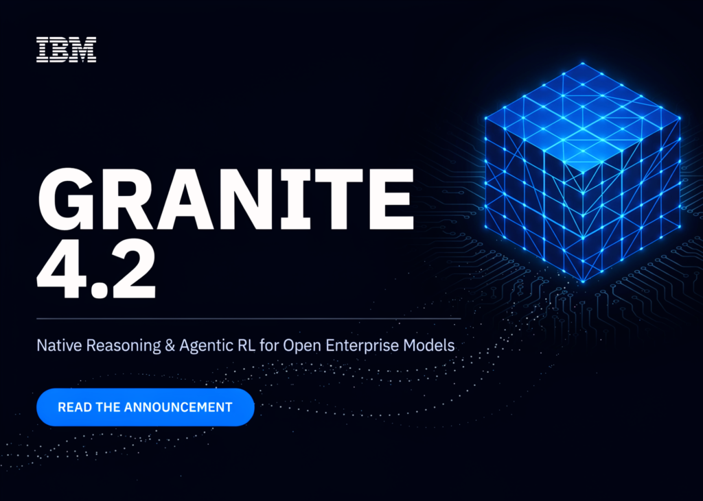 IBM Releases Granite 4.2: Bringing Native Reasoning and Agentic RL to Open Enterprise Models IBM Releases Granite 4.2: Bringing Native Reasoning and Agentic RL to Open Enterprise Models