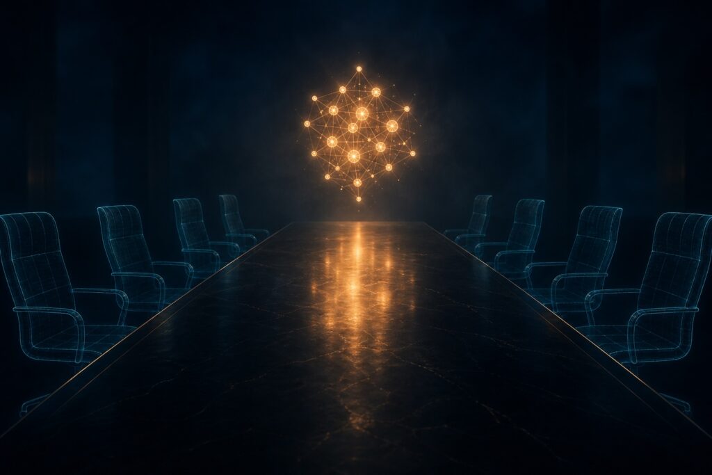 When Algorithms Run the Boardroom: The Rise of the Decentralized Agentic CEO When the Code Becomes the CEO: Why Your Next Manager Might Be a Decentralized Agentic Loop