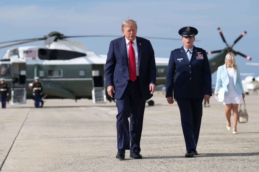 White House construction contributed to radio problems that let Trump copter come close to jet