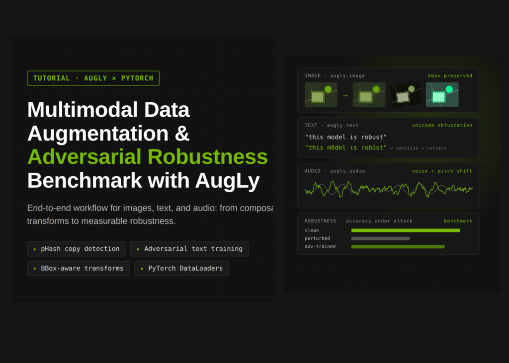 AugLy: Unleashing Multimodal Resilience — A Comprehensive Benchmark for Data Augmentation and Adversarial Robustness Across Images, Text, Audio, and PyTorch End-to-End Multimodal Data Augmentation and Adversarial Robustness Benchmark with AugLy for Images, Text, Audio, and PyTorch