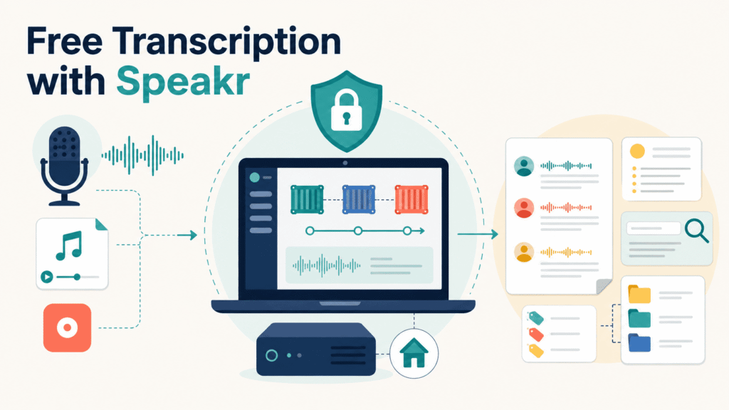 Transform Your Audio into Text Instantly with Speakr’s Free Transcription Tool Free Transcription Speakr