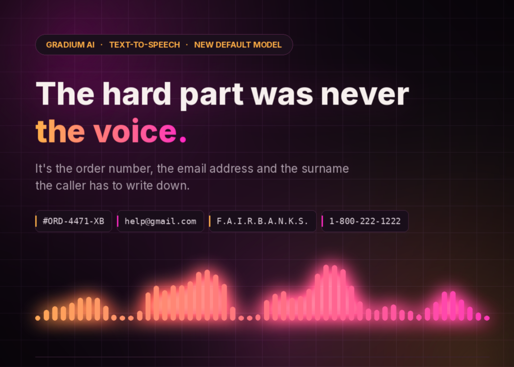 Gradium AI Unveils a TTS Powerhouse: 81% Hard-Case Pass Rate Achieved in Just 216ms of Powering Speech Synthesis Gradium AI Releases New Default TTS Model: 81.0% Hard-Case Pass Rate at 216 ms Time-to-First-Audio