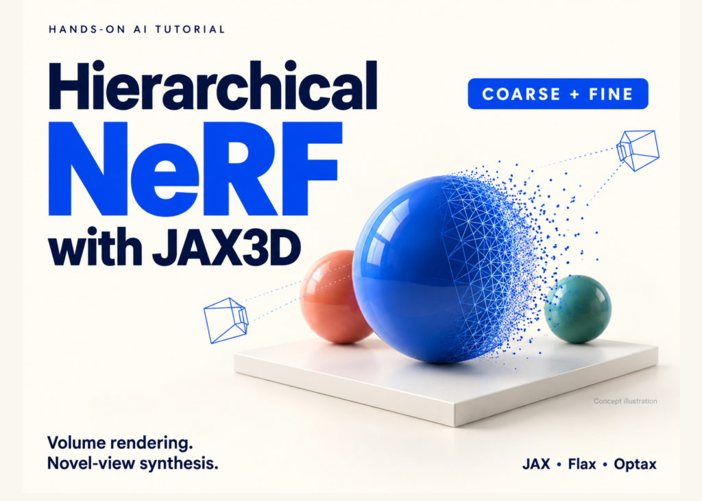 JAX3D-Powered Hierarchical NeRF: Advancing Volumetric Rendering, Novel-View Synthesis, and 3D Reconstruction Hierarchical NeRF with JAX3D for Volumetric Rendering, Novel-View Synthesis, and 3D Reconstruction
