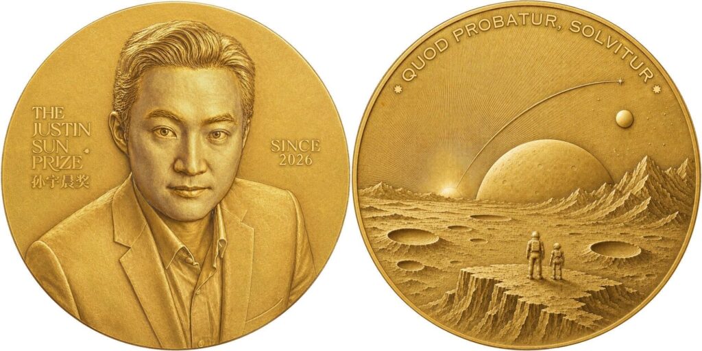 Justin Sun Launches the Justin Sun Prize, Declaring: “My Fortune Was Born from Mathematics and Will Return to It” Justin Sun Establishes the Justin Sun Prize: “My Wealth Came from Mathematics and Will Return to Mathematics”
