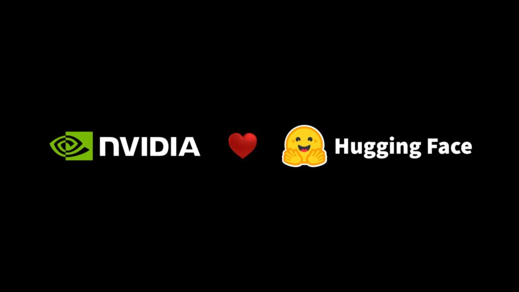 Company logos as NVIDIA has agreed to acquire Hugging Face for $12.93 billion to scale the open-source model repository's platform and infrastructure.