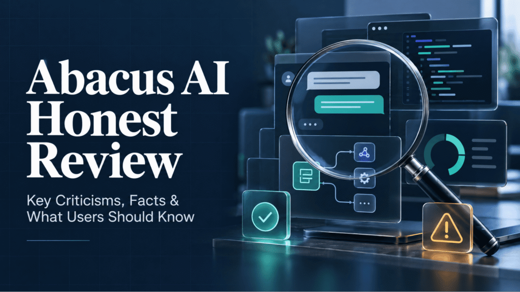 Abacus AI: Real Drawbacks, Verified Insights, and Who Should Actually Use It Abacus AI