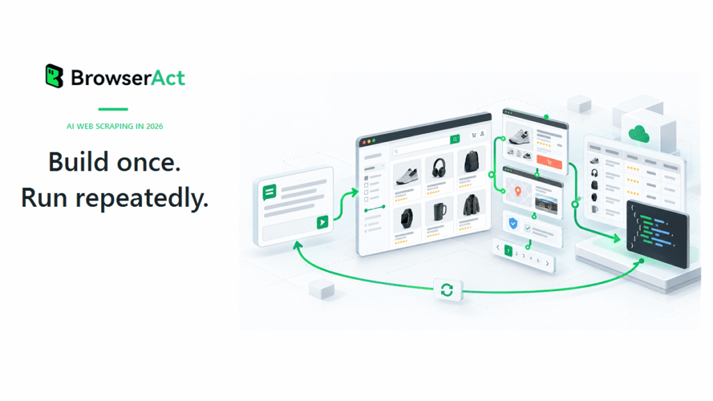 BrowserAct AI Web Scraper in 2026: Write Once, Extract Forever BrowserAct