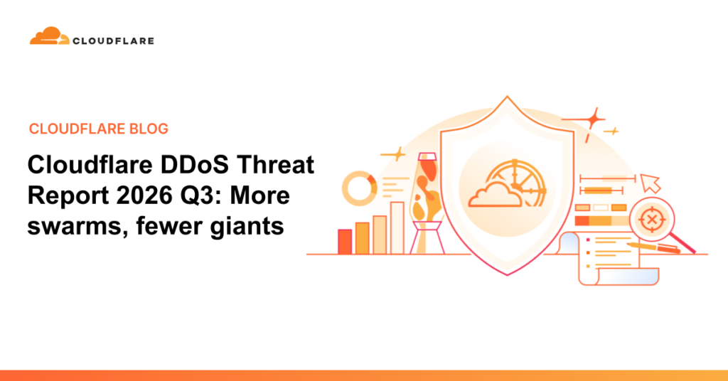Cloudflare DDoS Threat Report 2026 Q3: More swarms, fewer giants