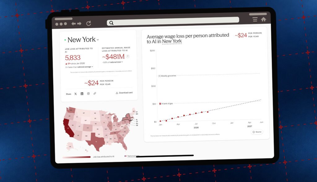 How many jobs is your state losing to AI? This dashboard tracks the cuts - and the cost